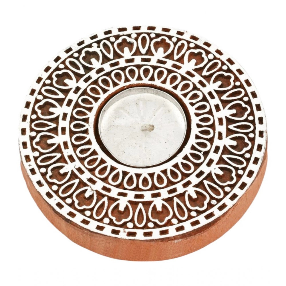 PKR Kart Decorative Tea Light Holder Wooden (Assorted)