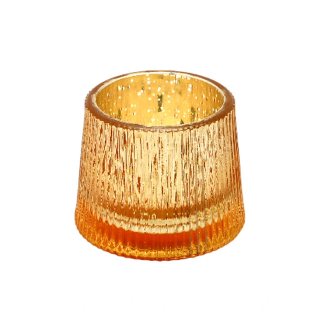 PKR Kart Glasseam Votive Tea Light Holder (Gold)