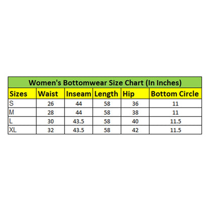 pkrkart Women's Casual Cotton Cambric Solid Drawstring Bottomwear (White)