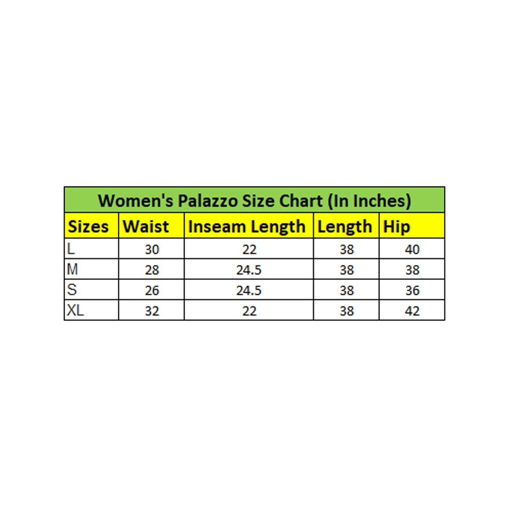 pkrkart Women's Casual Cotton Cambric Solid Elastic Palazzo Trousers (Brown)
