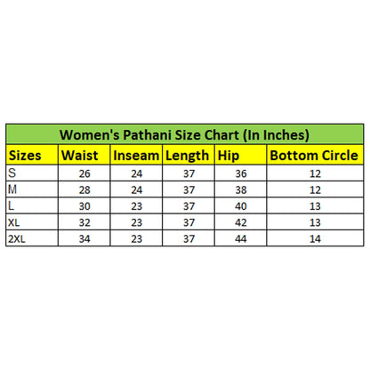 pkrkart Women's Casual Cotton Cambric Solid Elastic Waist Patiala Harem Pants (Yellow)
