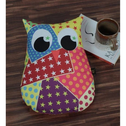 PKR Kart Polyester Printed Fancy Kids Cushions (Multicolor, Size: 15x11 In)