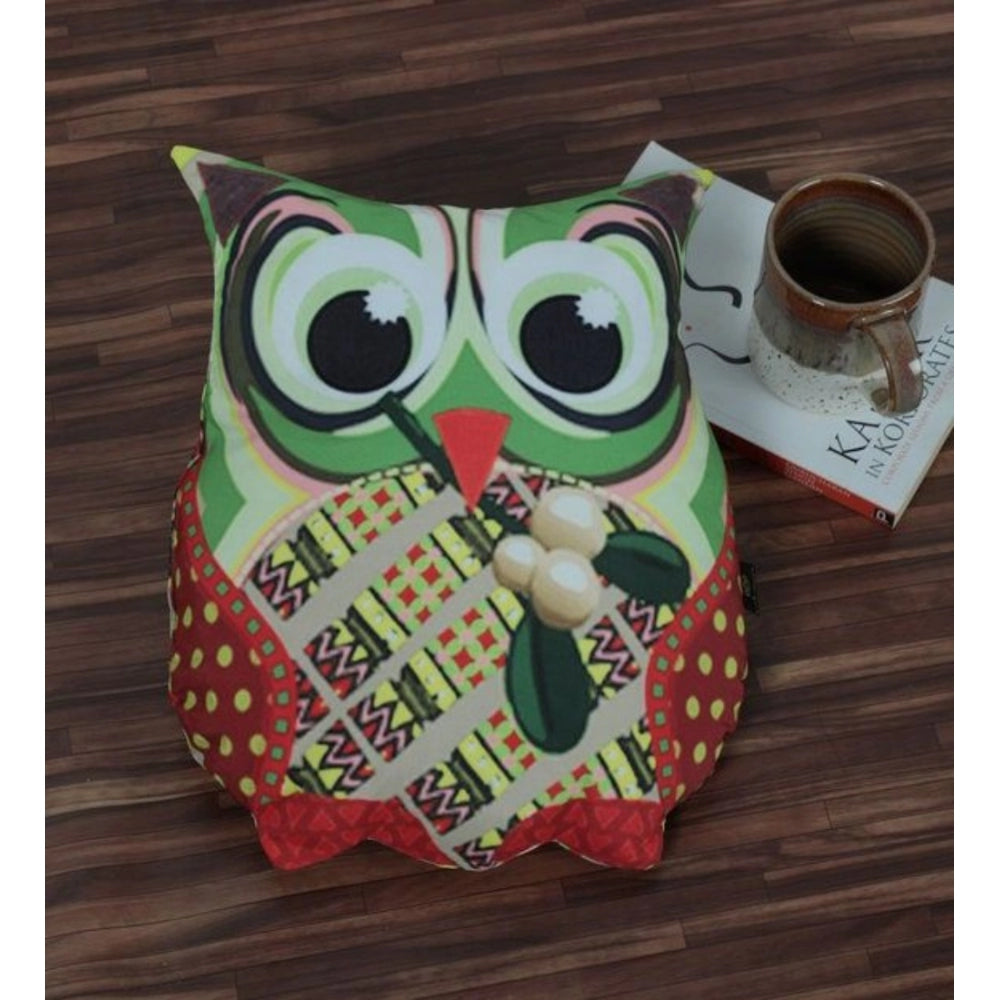 PKR Kart Polyester Printed Fancy Kids Cushions (Multicolor, Size: 15x7 In)