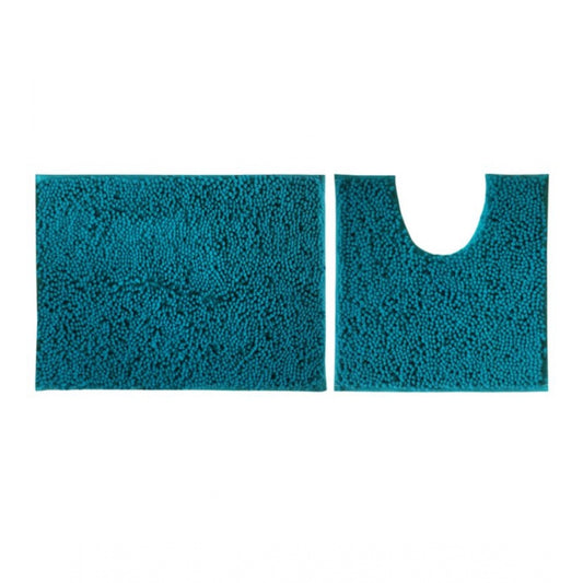 PKR Kart Polyester Knitted Bathmats Sets (Rama, Size: 20x30 In)