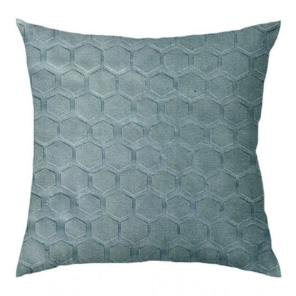 PKR Kart Pack Of_4 Polyester Printed Car Pillow Sets (Grey, Size: 12x12 In)