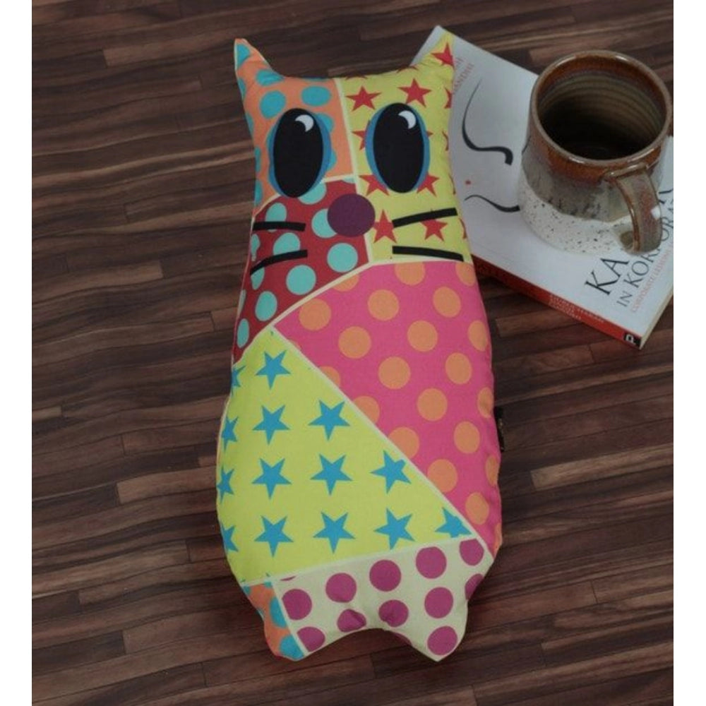 PKR Kart Polyester Printed Fancy Kids Cushions (Multicolor, Size: 15x11 In)