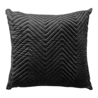 PKR Kart Pack Of_4 Polyester zig zag Car Pillow Sets (Black, Size: 12x12 In)