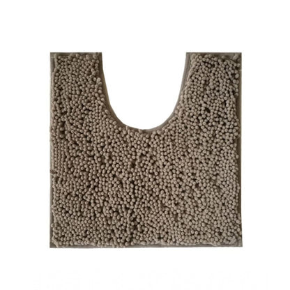 PKR Kart Polyester Knitted Bathmats Sets (Beige, Size: 16x24 In)