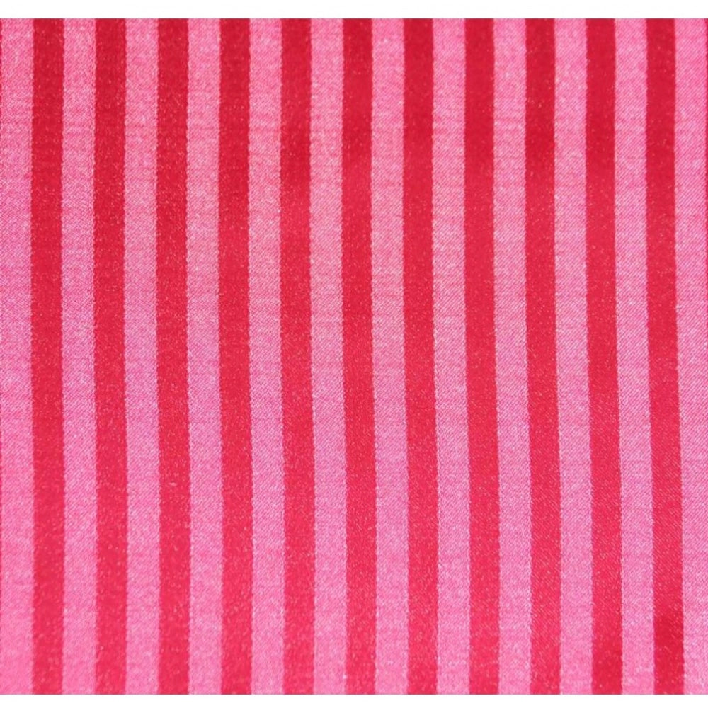 PKR Kart Pack Of_4 Polyester Solid Chairpads (Pink, Size: 16x16 In)