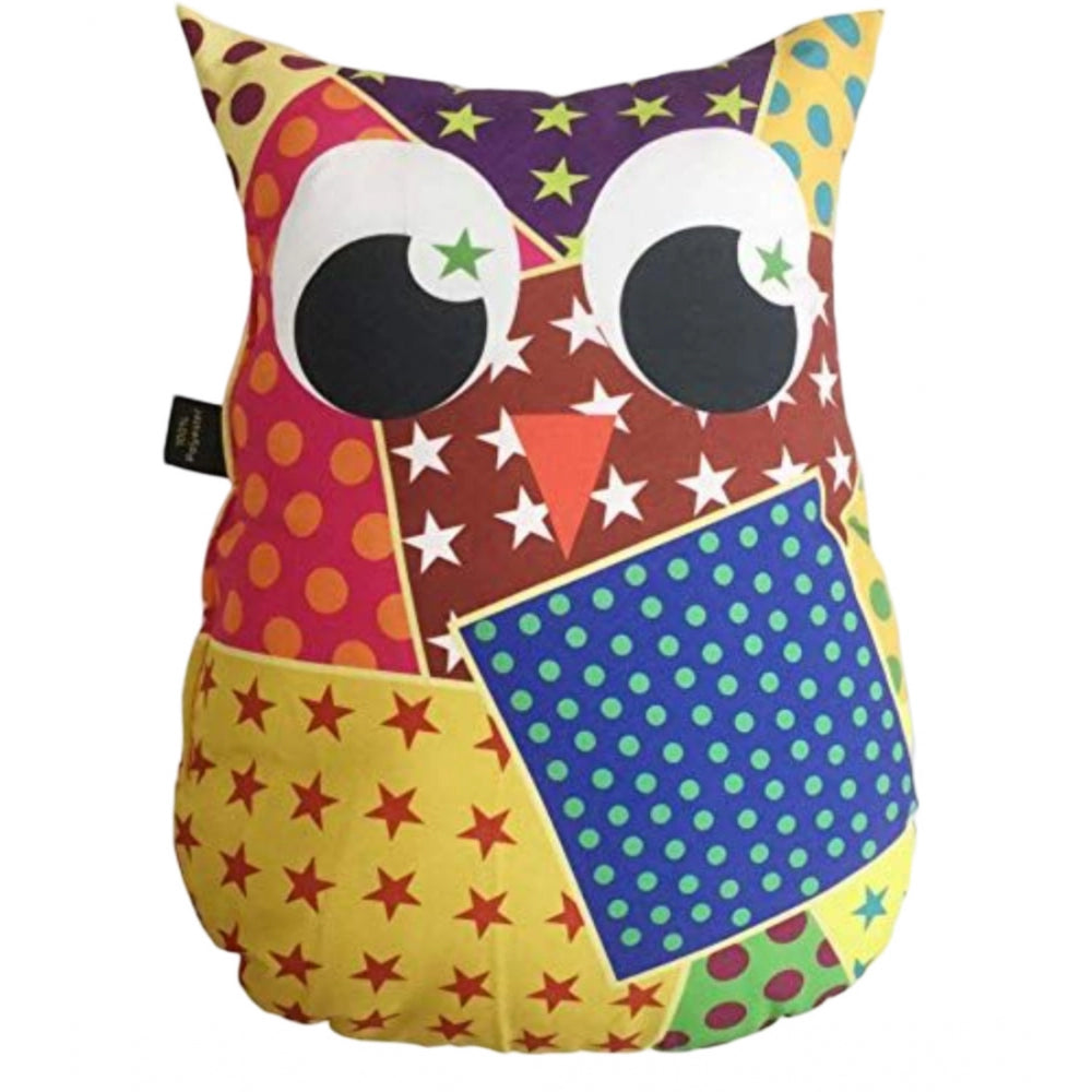 PKR Kart Polyester Printed Fancy Kids Cushions (Multicolor, Size: 15x11 In)