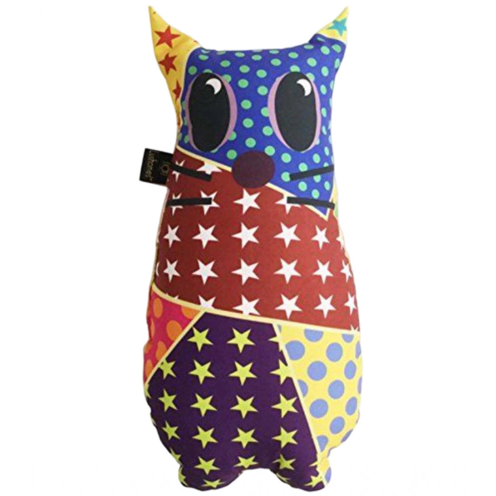 PKR Kart Polyester Printed Fancy Kids Cushions (Multicolor, Size: 15x11 In)