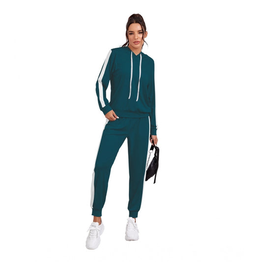 PKRKART Women's Knitting stretchable Solid Hooded Neck Full Sleeve Track Suit (Morpich)