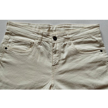 PKRKART Men's Cotton Blended Solid Classic Fit Jeans (Beige)