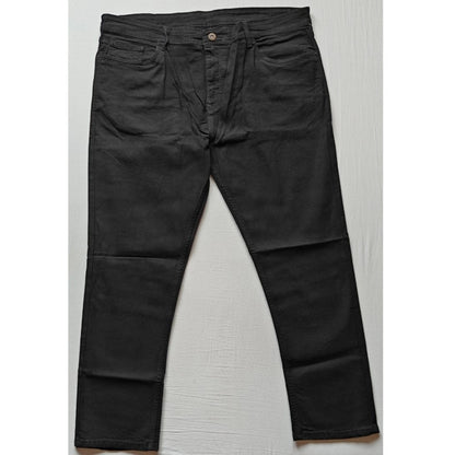 PKRKART Men's Cotton Blended Solid Plus Size Jeans (Black)