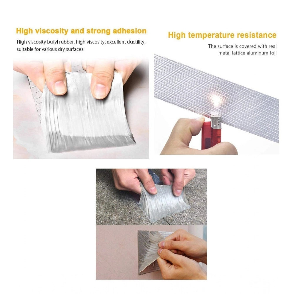 PKR Kart Aluminium, Rubber Waterproof Permanent Repair Aluminum (Silver)