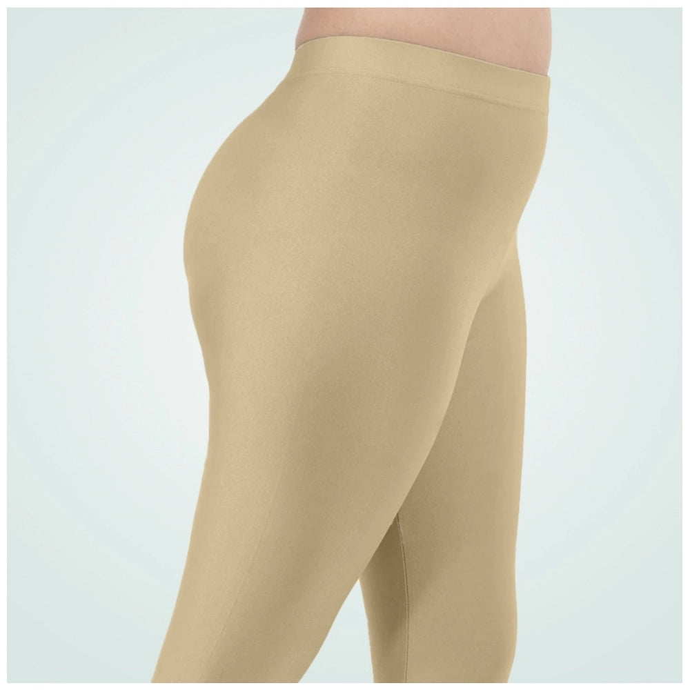 PKRKART Women's Cotton Blended Solid Shimmer Ankle leggings (New Skin)