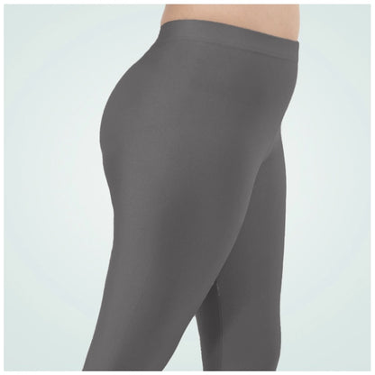 PKRKART Women's Cotton Blended Solid Shimmer Ankle leggings (Dark Gray)