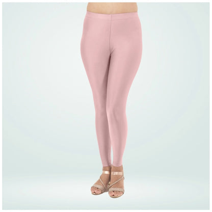 PKRKART Women's Cotton Blended Solid Shimmer Ankle leggings (Onion)