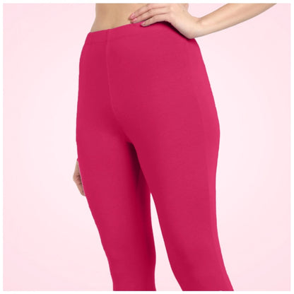 PKRKART Women's Cotton Blended Solid Ankle legging (Rani)