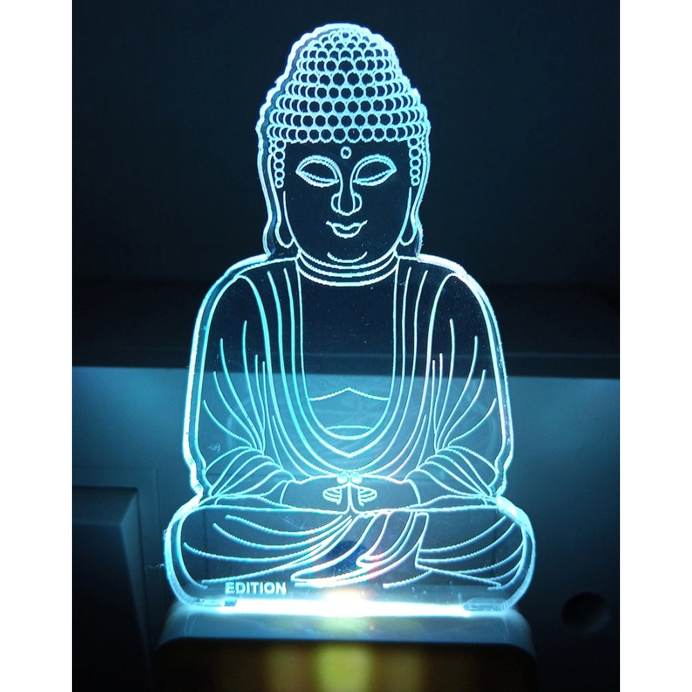 PKR Kart Gautam Buddha AC Adapter Night Lamp