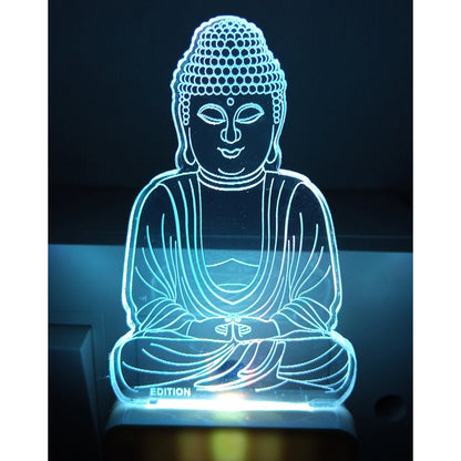 PKR Kart Gautam Buddha AC Adapter Night Lamp