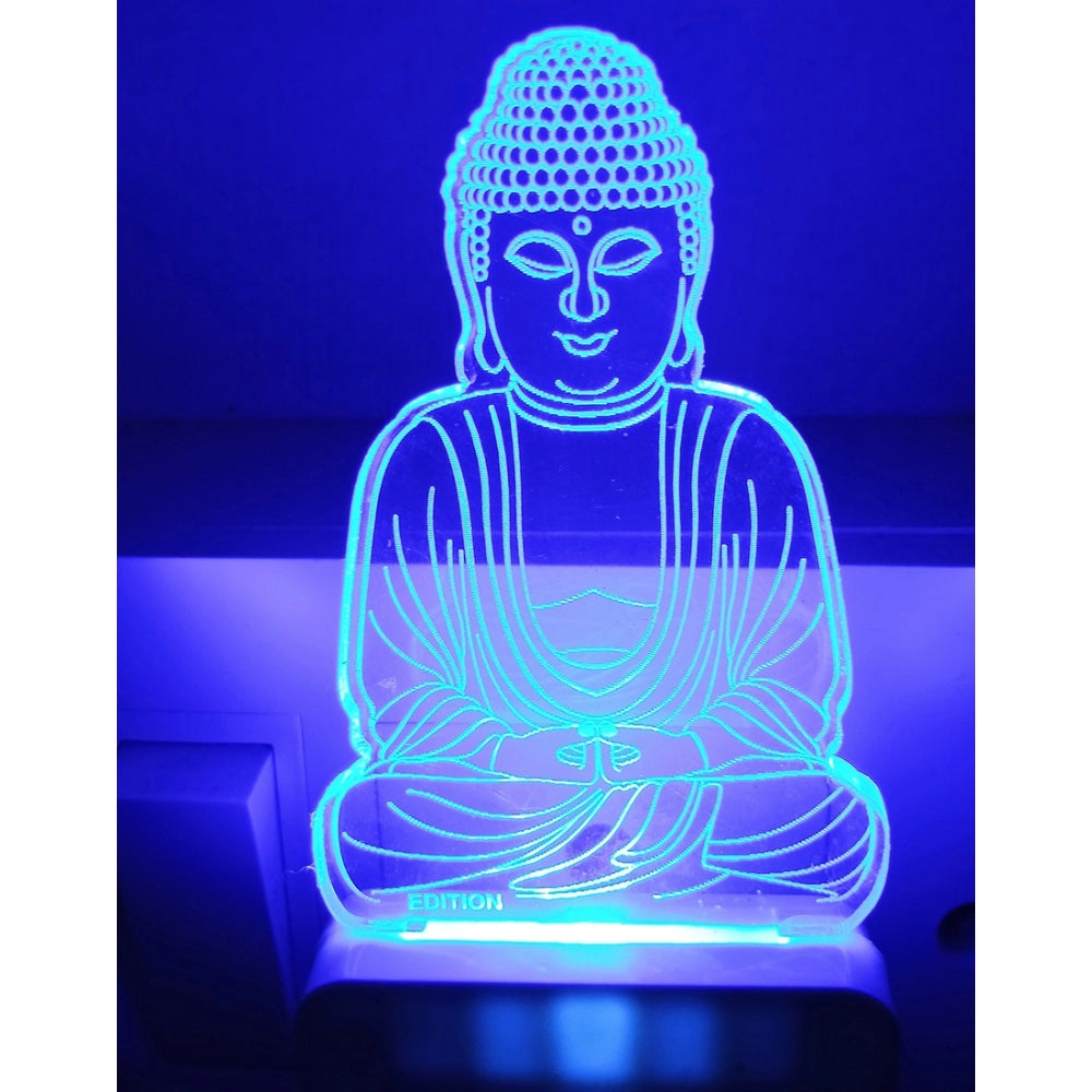 PKR Kart Gautam Buddha AC Adapter Night Lamp