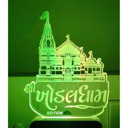 PKR Kart Buddha Temple AC Adapter Night Lamp