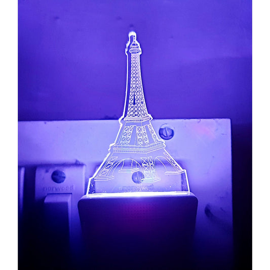 PKR Kart Eiffel tower AC Adapter Night Lamp