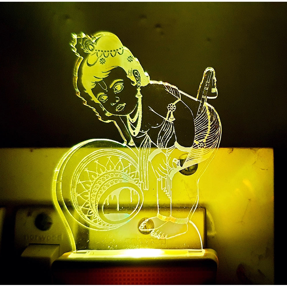 PKR Kart Bal Krishna AC Adapter Night Lamp