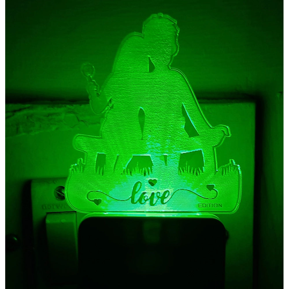 PKR Kart Love AC Adapter Night Lamp