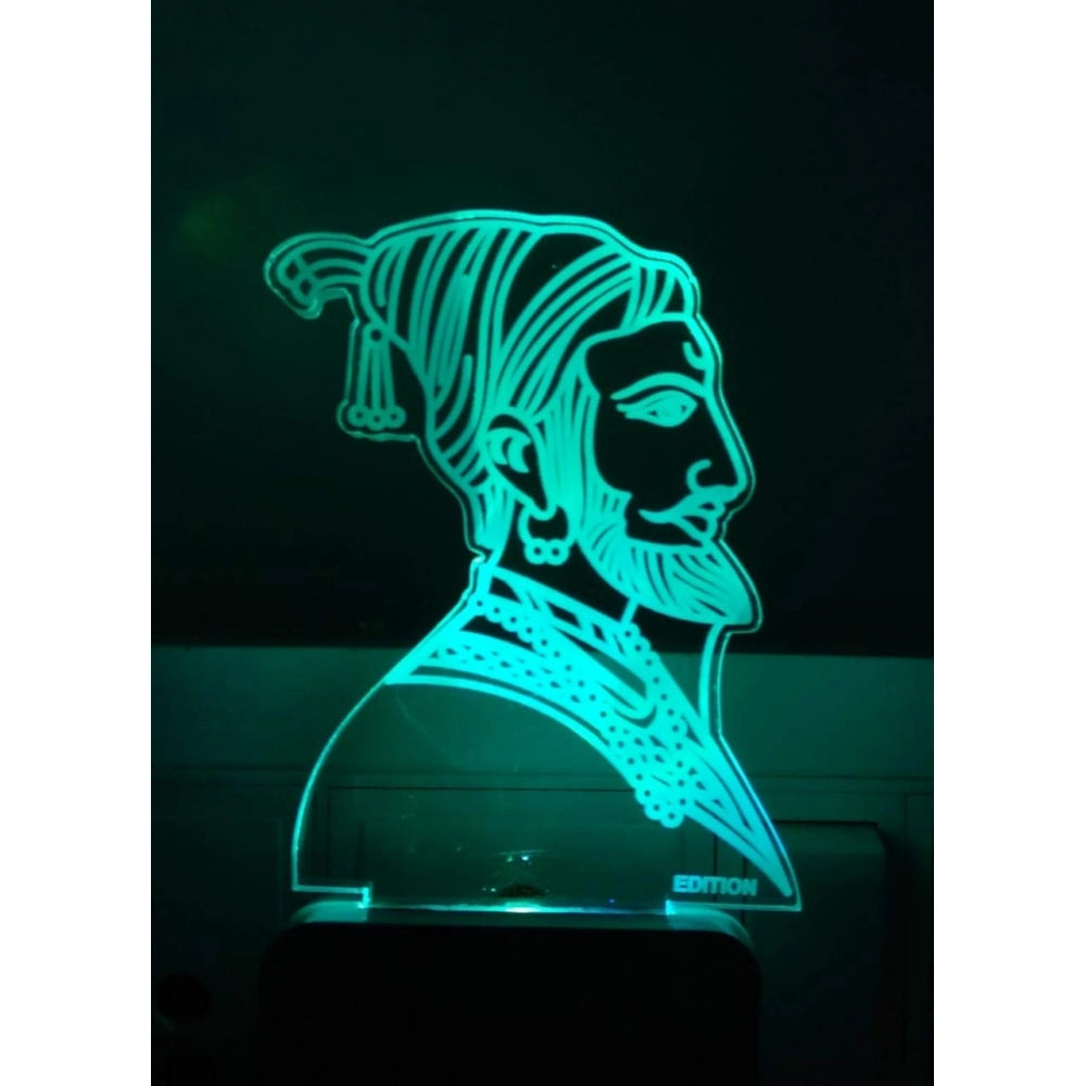 PKR Kart Chatrapathi Shivaji AC Adapter Night Lamp