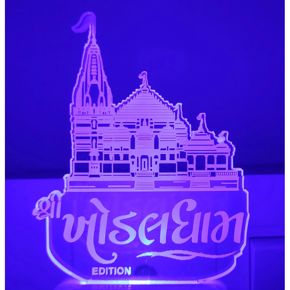 PKR Kart Buddha Temple AC Adapter Night Lamp