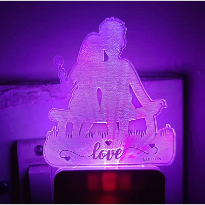 PKR Kart Love AC Adapter Night Lamp