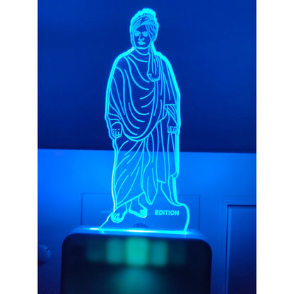 PKR Kart Vivekanandha Statue AC Adapter Night Lamp