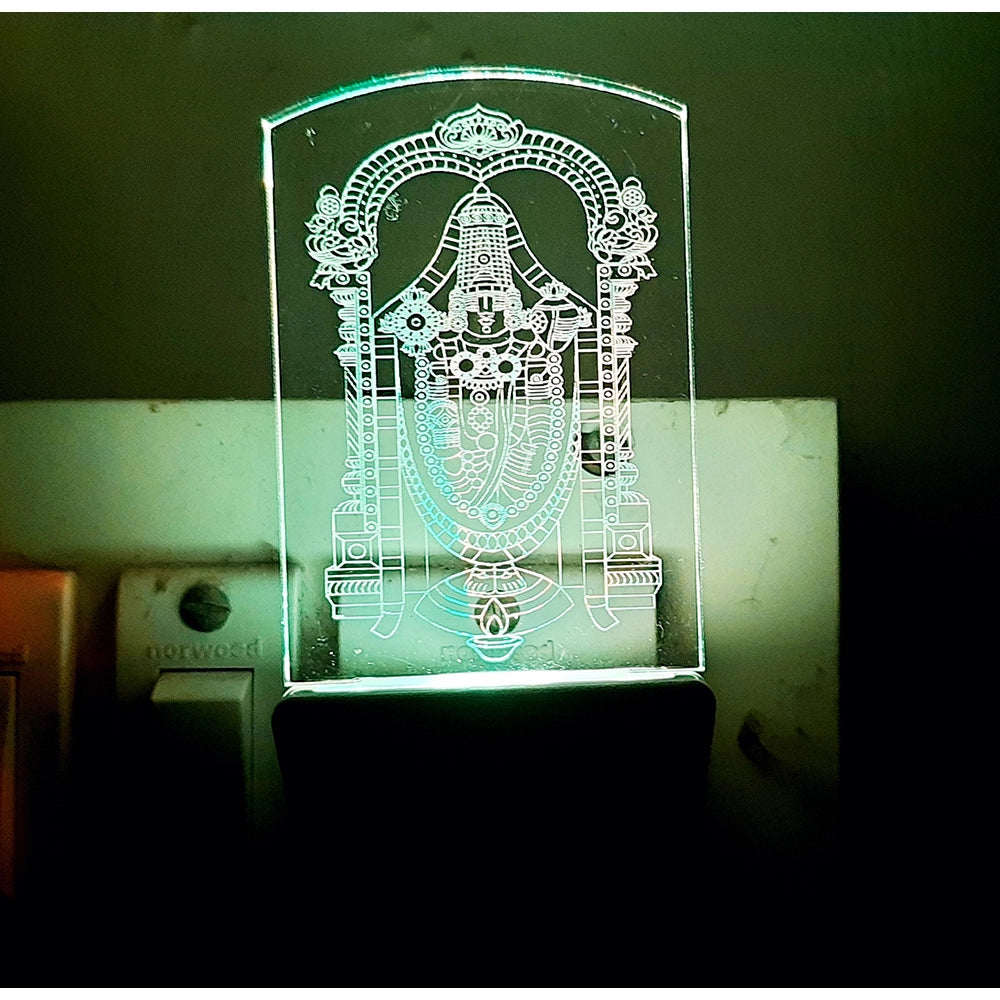 PKR Kart Loard Perumal AC Adapter Night Lamp