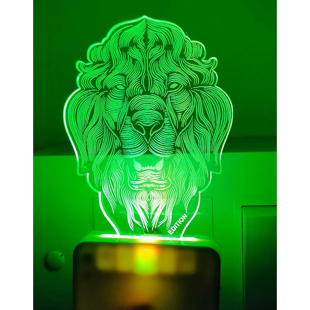 PKR Kart Big Lion AC Adapter Night Lamp