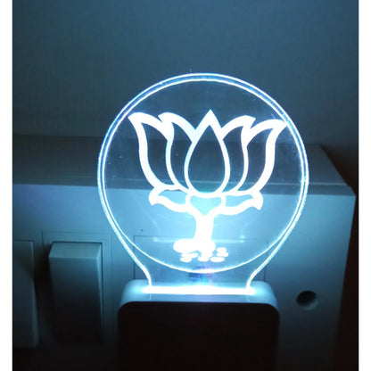 PKR Kart BJP AC Adapter Night Lamp