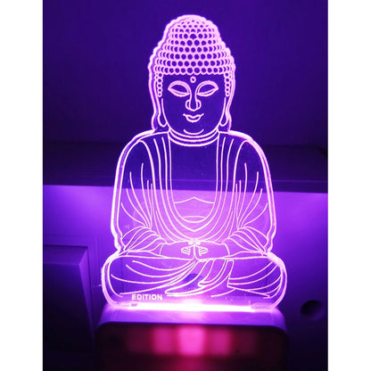 PKR Kart Gautam Buddha AC Adapter Night Lamp