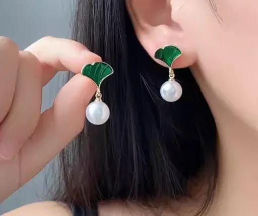 Korean Earring Pearl Alloy Stud Earring
