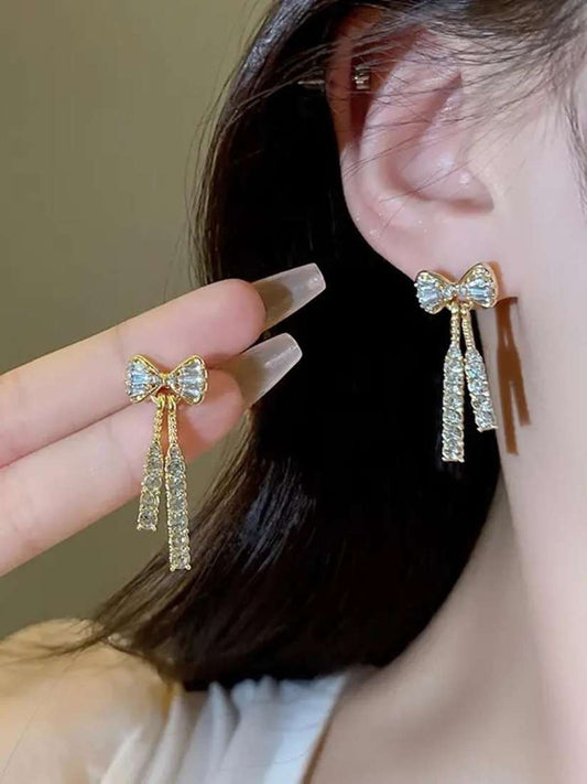 An Elegant Huggie Drop Dangle Earring Set Girls And Women