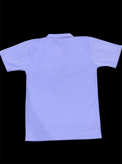 Cotton T-shirt, purple short sleeve