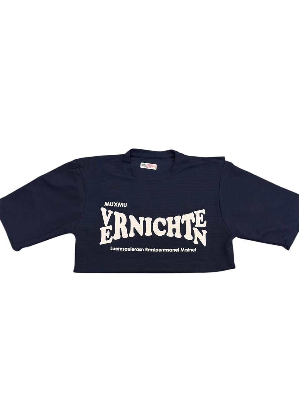 Men cotton T-shirt blue colour