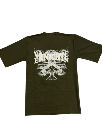 Men cotton T-shirt mehndi colour