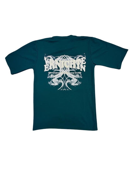 Men  cotton T-shirt dark green