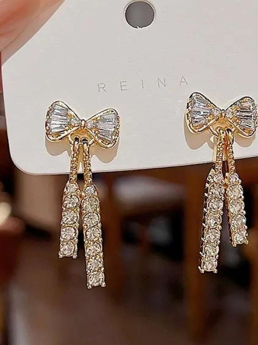 An Elegant Huggie Drop Dangle Earring Set Girls And Women