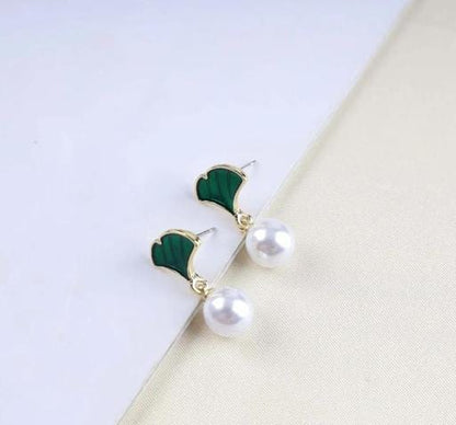 Korean Earring Pearl Alloy Stud Earring